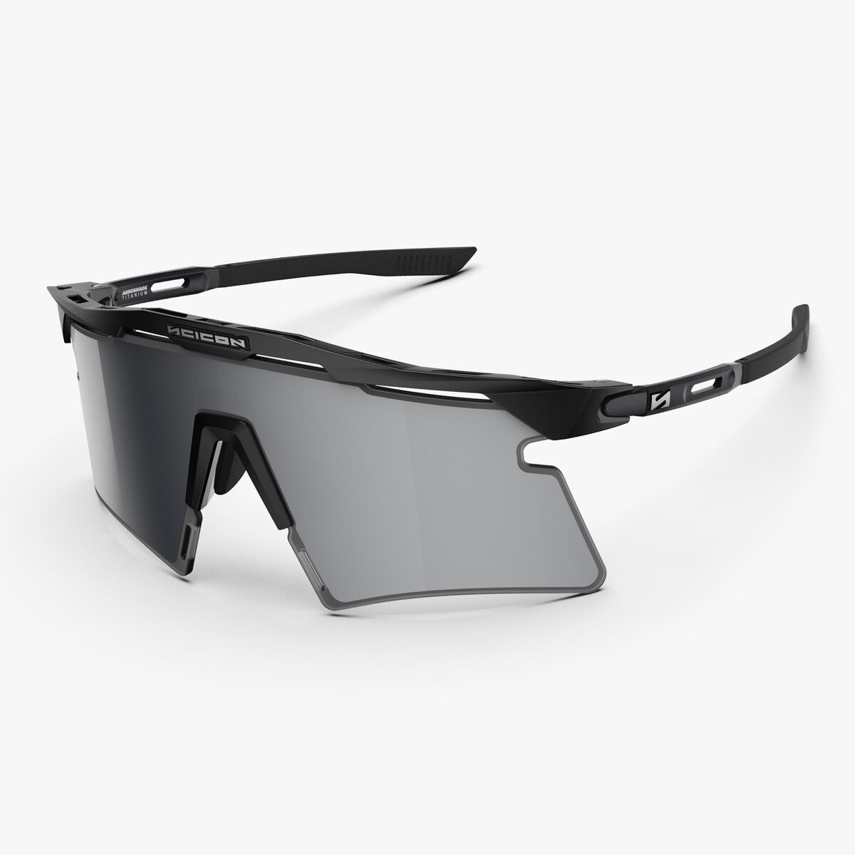 Aeroshade Titanium Đen mờe MM Silver hero